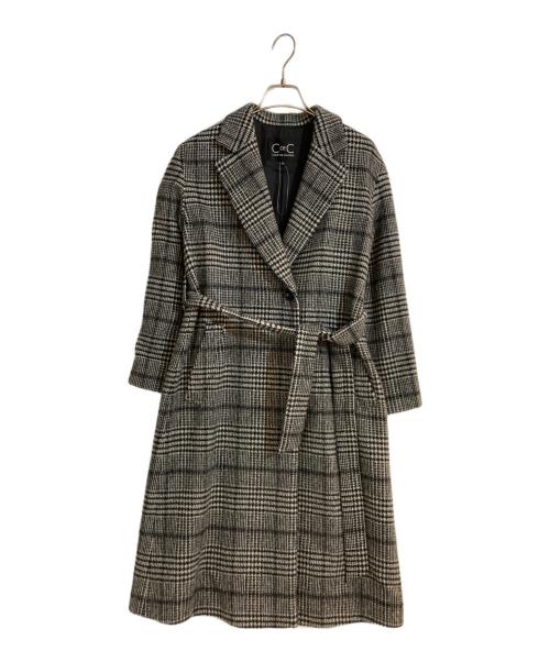 COUP DE CHANCE（クードシャンス）COUP DE CHANCE (クードシャンス) ビーバーチェスターコート グレー サイズ:34 未使用品の古着・服飾アイテム