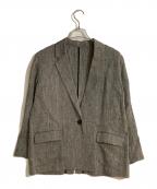 Spick and Spanスピックアンドスパン）の古着「リネンエアリージャケット」｜グレー