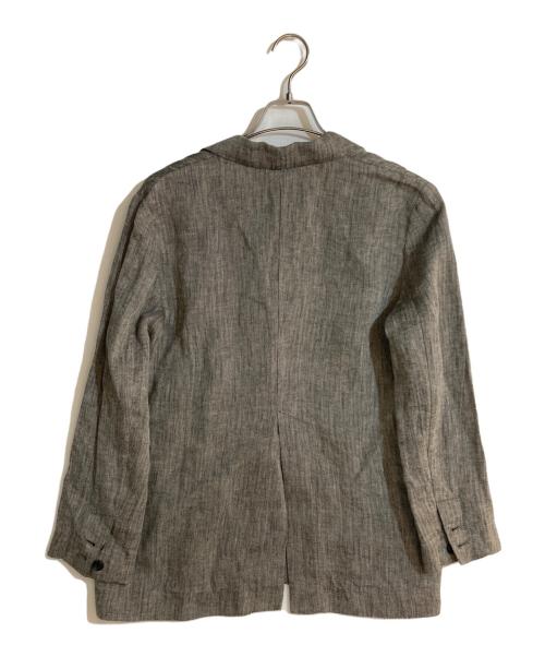 Spick and Span（スピックアンドスパン）Spick and Span (スピックアンドスパン) リネンエアリージャケット グレー サイズ:34の古着・服飾アイテム