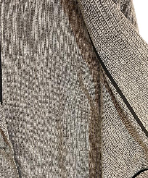 Spick and Span（スピックアンドスパン）Spick and Span (スピックアンドスパン) リネンエアリージャケット グレー サイズ:34の古着・服飾アイテム
