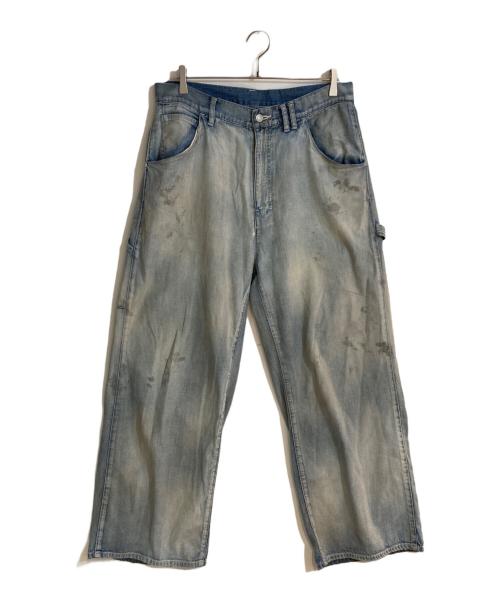 ANCELLM（アンセルム）ANCELLM (アンセルム) ANCELLM AGING PAINTER PANTS／エイジングペインターパンツ インディゴ サイズ:2の古着・服飾アイテム