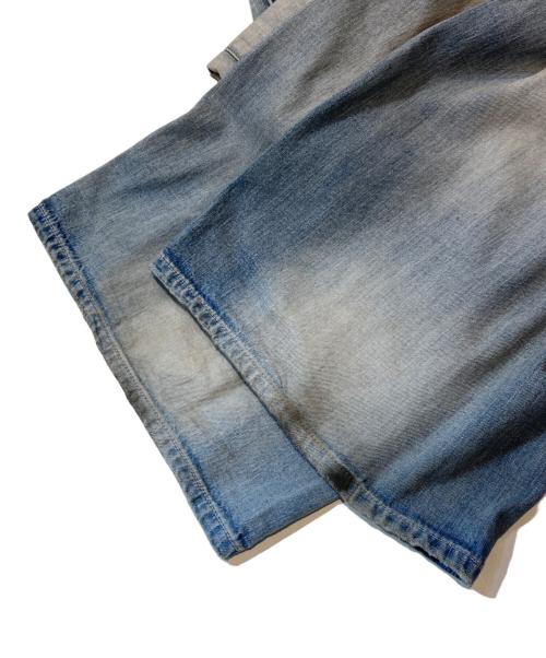ANCELLM（アンセルム）ANCELLM (アンセルム) ANCELLM AGING PAINTER PANTS／エイジングペインターパンツ インディゴ サイズ:2の古着・服飾アイテム