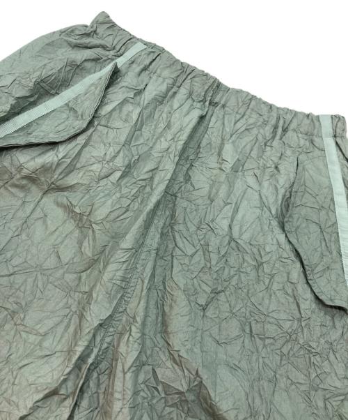 YDOT（ワイドット）YDOT (ワイドット) WRINKLE NYLON OVER PANTS/リンクルナイロンオーバーパンツ グリーン サイズ:Mの古着・服飾アイテム