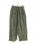 YDOT（ワイドット）の古着「WRINKLE NYLON OVER PANTS/リンクルナイロンオーバーパンツ」｜グリーン