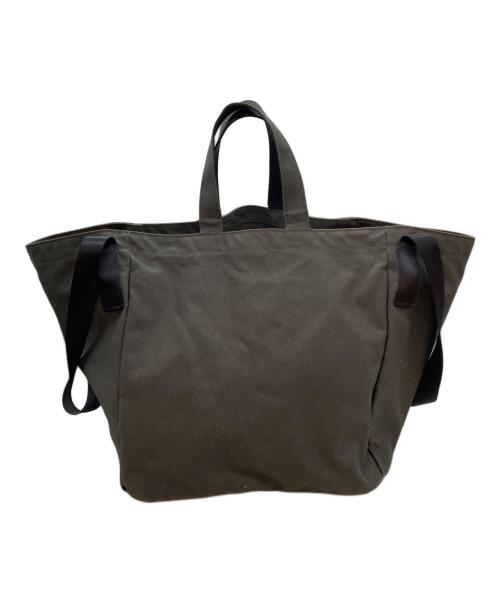 BAL（バル）BAL (バル) Speakeasy (スピークイージー) PARAFFIN SQUARE 2WAY TOTE グリーンの古着・服飾アイテム