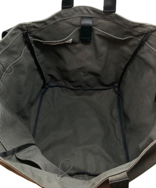 BAL（バル）BAL (バル) Speakeasy (スピークイージー) PARAFFIN SQUARE 2WAY TOTE グリーンの古着・服飾アイテム