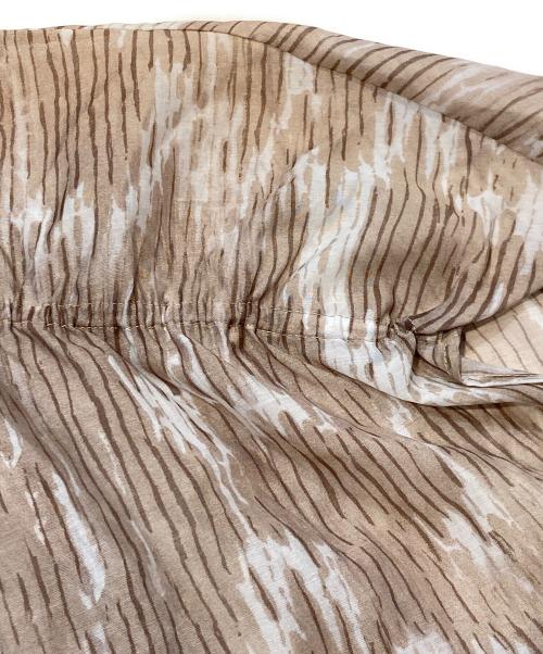 DOUX archives（ドゥアルシーヴ）DOUX archives (ドゥアルシーヴ) キカストライプドロストワンピース ブラウン サイズ:FREE 未使用品の古着・服飾アイテム