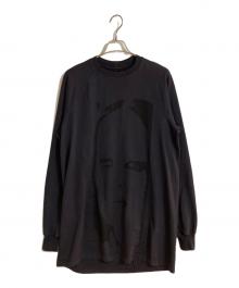 DRKSHDW（ダークシャドウ）の古着「フェイスプリントロングスウlェット」｜ネイビー