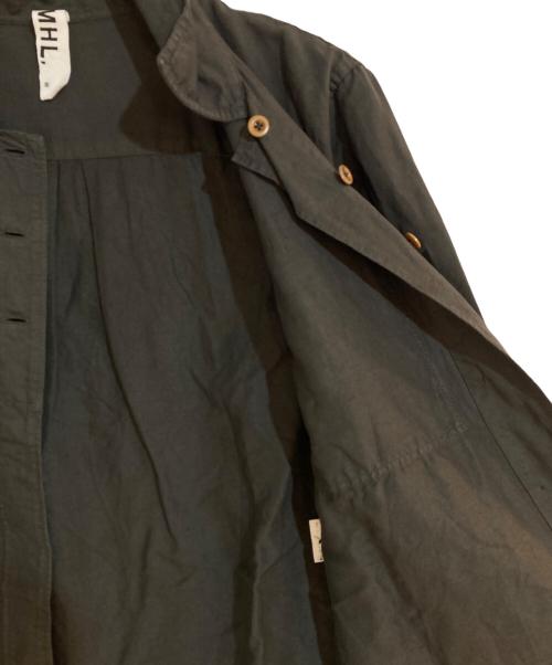 MHL（エムエイチエル）MHL (エムエイチエル) リネンシャツジャケット グリーン サイズ:3の古着・服飾アイテム