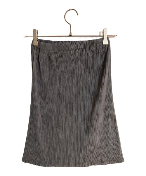 ISSEY MIYAKE（イッセイミヤケ）ISSEY MIYAKE (イッセイミヤケ) プリーツタイトスカート グリーン サイズ:Mの古着・服飾アイテム