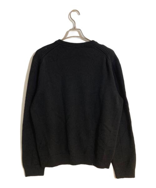 CELINE（セリーヌ）CELINE (セリーヌ) カシミヤVネックニット ブラック サイズ:XLの古着・服飾アイテム