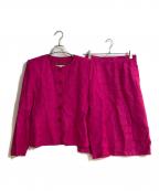 Yves Saint Laurentイヴサンローラン）の古着「セットアップスーツ」｜ピンク