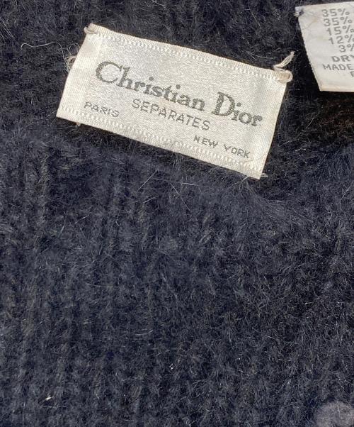 Christian Dior（クリスチャン ディオール）Christian Dior (クリスチャン ディオール) セパレートニット ブラック サイズ:Sの古着・服飾アイテム
