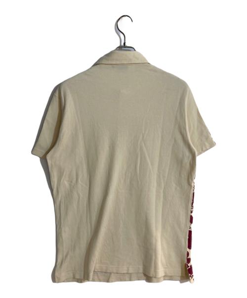 ETRO（エトロ）ETRO (エトロ) オールオーバープリントペイズリーポロシャツ パープル×ベージュ サイズ:Mの古着・服飾アイテム