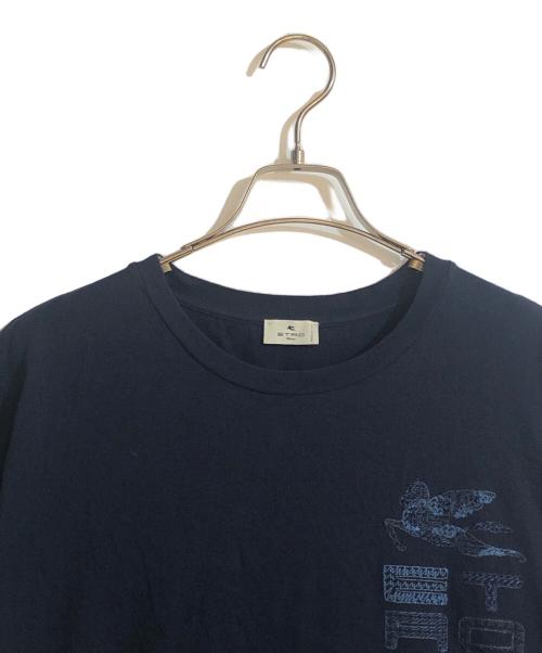 ETRO（エトロ）ETRO (エトロ) 刺繍Tシャツ グレー サイズ:Lの古着・服飾アイテム