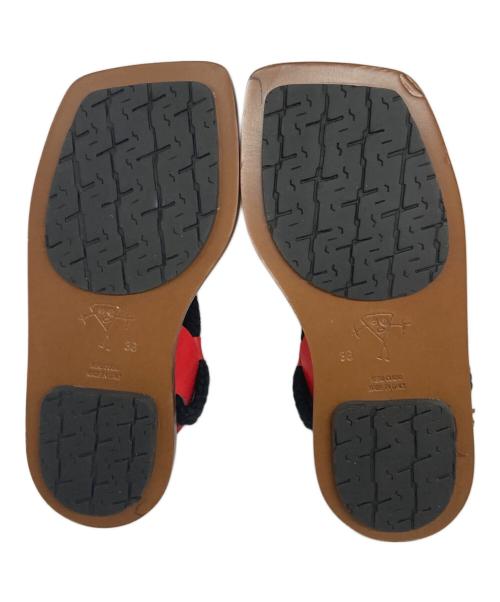 PLAN C（プランシー）Plan C (プランシー) ロープサンダル ブラウン サイズ:36の古着・服飾アイテム