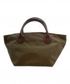 Herve Chapelierエルベシャプリエ）の古着「舟型トートバッグ/フネガタトートバッグ」｜グリーン