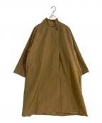 JULY NINEジュライナイン）の古着「スタンドカラーコート」｜ブラウン