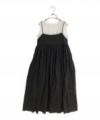 SLOBE IENAスローブ イエナ）の古着「エアリーギャザーキャミワンピースセット」｜ブラック