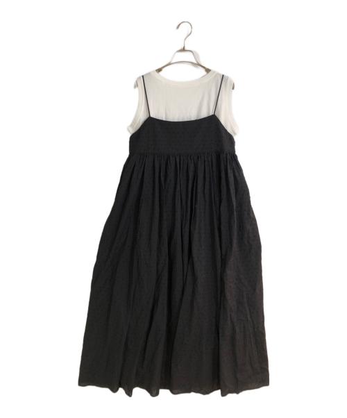 SLOBE IENA（スローブ イエナ）SLOBE IENA (スローブ イエナ) エアリーギャザーキャミワンピースセット ブラック サイズ:FREE 未使用品の古着・服飾アイテム