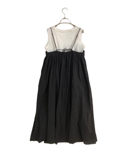 SLOBE IENA（スローブ イエナ）SLOBE IENA (スローブ イエナ) エアリーギャザーキャミワンピースセット ブラック サイズ:FREE 未使用品の古着・服飾アイテム