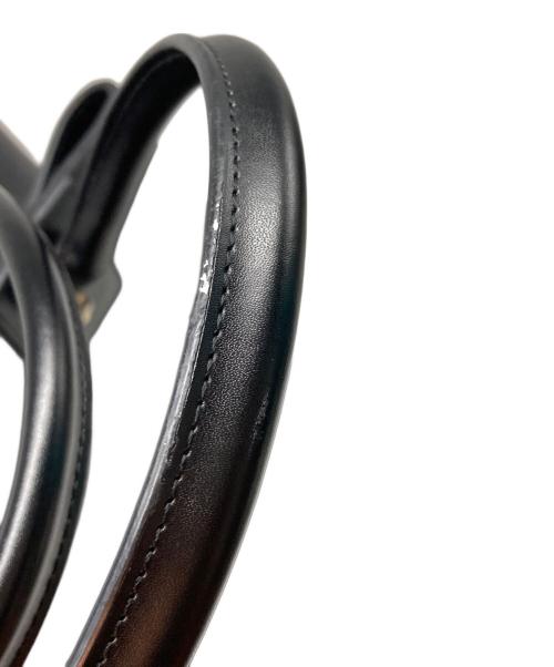 agnes b voyage（アニエスベーボヤージュ）agnes b voyage (アニエスベーボヤージュ) レザートートバッグ ブラックの古着・服飾アイテム