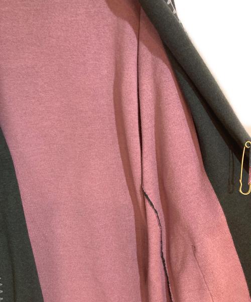 Jocomomola（ホコモモラ）Jocomomola (ホコモモラ) Wフェイスニット ガウンカーディガン パープル サイズ:不明の古着・服飾アイテム