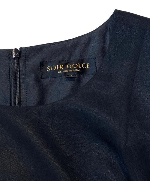 SOIR DOLCE（ソワール ドルチェ）soir dolce (ソワール ドルチェ) ショール付きフォーマルドレス ブラック サイズ:13号の古着・服飾アイテム