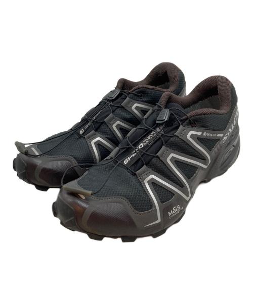 SALOMON（サロモン）SALOMON (サロモン) SPEEDCROSS 3 GTX/スピードクロス 3 ゴアテックス ブラック×ブラウン サイズ:US9の古着・服飾アイテム