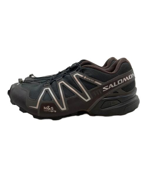 SALOMON（サロモン）SALOMON (サロモン) SPEEDCROSS 3 GTX/スピードクロス 3 ゴアテックス ブラック×ブラウン サイズ:US9の古着・服飾アイテム