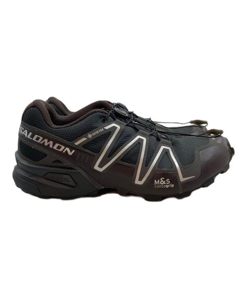 SALOMON（サロモン）SALOMON (サロモン) SPEEDCROSS 3 GTX/スピードクロス 3 ゴアテックス ブラック×ブラウン サイズ:US9の古着・服飾アイテム