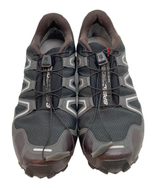 SALOMON（サロモン）SALOMON (サロモン) SPEEDCROSS 3 GTX/スピードクロス 3 ゴアテックス ブラック×ブラウン サイズ:US9の古着・服飾アイテム