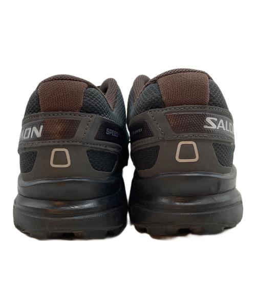SALOMON（サロモン）SALOMON (サロモン) SPEEDCROSS 3 GTX/スピードクロス 3 ゴアテックス ブラック×ブラウン サイズ:US9の古着・服飾アイテム