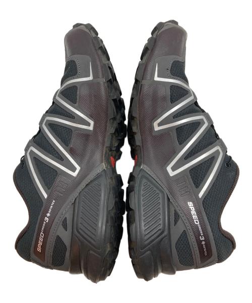 SALOMON（サロモン）SALOMON (サロモン) SPEEDCROSS 3 GTX/スピードクロス 3 ゴアテックス ブラック×ブラウン サイズ:US9の古着・服飾アイテム