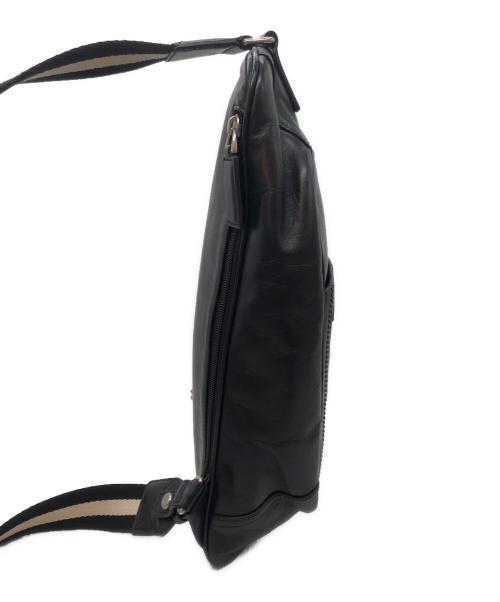 BALLY（バリー）BALLY (バリー) レザーボディバッグ ブラウンの古着・服飾アイテム