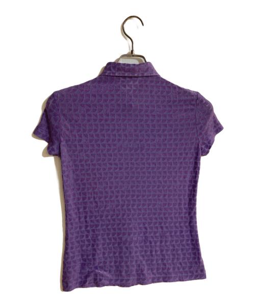 FENDI（フェンディ）FENDI (フェンディ) オールドストレッチシャツ パープル サイズ:Lの古着・服飾アイテム