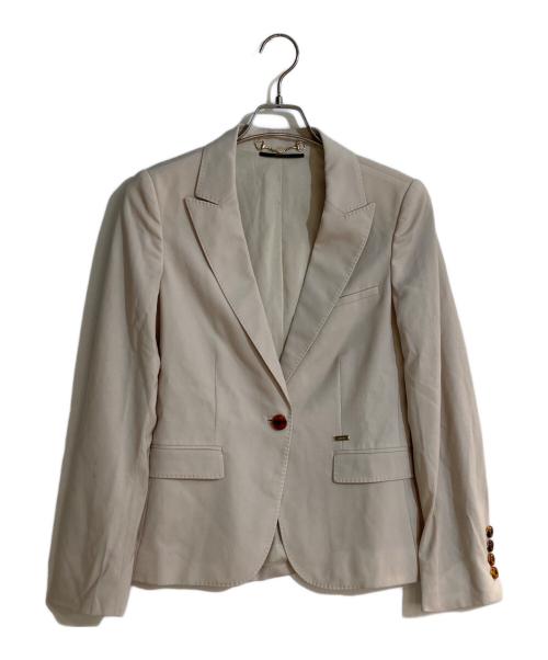 GUCCI（グッチ）GUCCI (グッチ) テーラードジャケット ベージュ サイズ:Lの古着・服飾アイテム