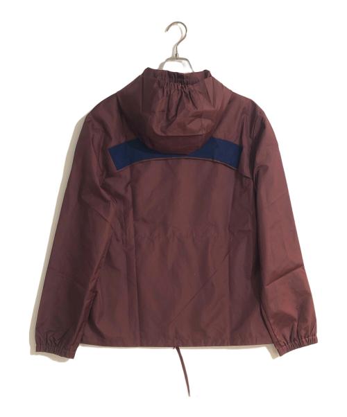 MIU MIU（ミュウミュウ）MIU MIU (ミュウミュウ) アーカイブフーデットナイロンコーチジャケット ボルドー サイズ:Mの古着・服飾アイテム