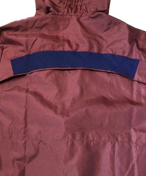 MIU MIU（ミュウミュウ）MIU MIU (ミュウミュウ) アーカイブフーデットナイロンコーチジャケット ボルドー サイズ:Mの古着・服飾アイテム