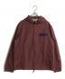 MIU MIU（ミュウミュウ）の古着「アーカイブフーデットナイロンコーチジャケット」｜ボルドー