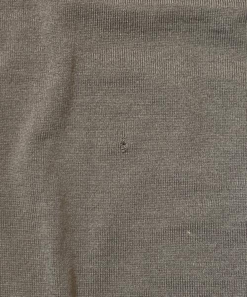 LOUIS VUITTON（ルイ ヴィトン）LOUIS VUITTON (ルイ ヴィトン) ロゴジャガードノースリーブニット ブラウン サイズ:Mの古着・服飾アイテム