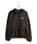 EA7（イーエーセブン）の古着「フーデットライトダウンジャケット」｜ブラック