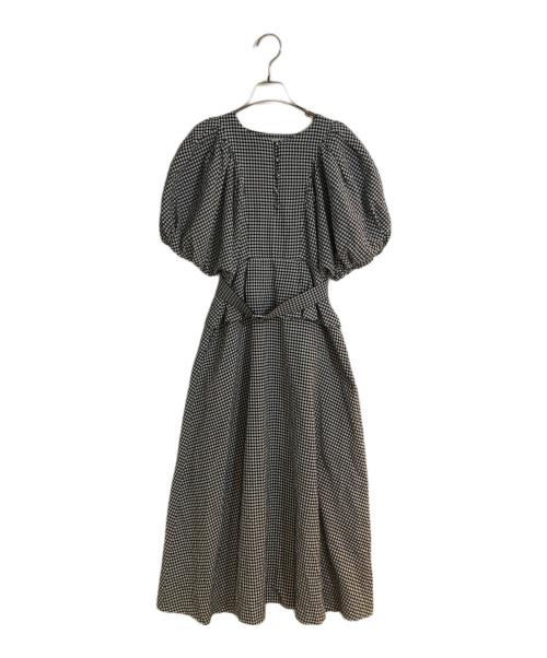 HER LIP TO（ハーリップトゥ）Her lip to (ハーリップトゥ) Portofino Belted Check Dres グレー サイズ:Sの古着・服飾アイテム