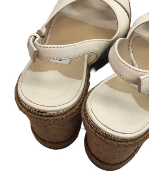 JIMMY CHOO（ジミーチュウ）JIMMY CHOO (ジミーチュウ) AMELY ホワイト サイズ:22.5cmの古着・服飾アイテム