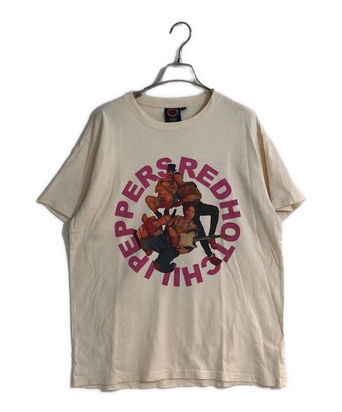 VINTAGE（）VINTAGE (ヴィンテージ) RED HOT CHILI PEPPERS2024ツアーTシャツ ベージュ サイズ:Ｌの古着・服飾アイテム