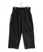 A.PRESSEアプレッセ）の古着「USAF Hemmed Bottoms」｜ブラック