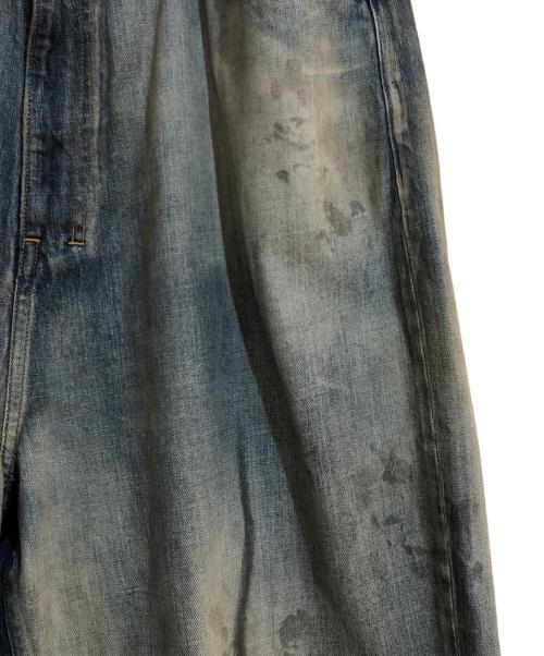 ANCELLM（アンセルム）ANCELLM (アンセルム) AGING WIDE DENIM 5P PANTS インディゴ サイズ:2の古着・服飾アイテム