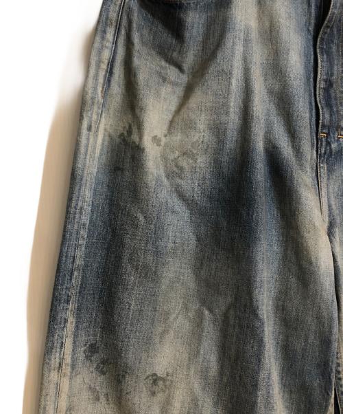 ANCELLM（アンセルム）ANCELLM (アンセルム) AGING WIDE DENIM 5P PANTS インディゴ サイズ:2の古着・服飾アイテム