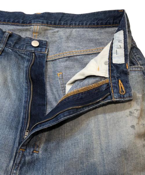 ANCELLM（アンセルム）ANCELLM (アンセルム) AGING WIDE DENIM 5P PANTS インディゴ サイズ:2の古着・服飾アイテム