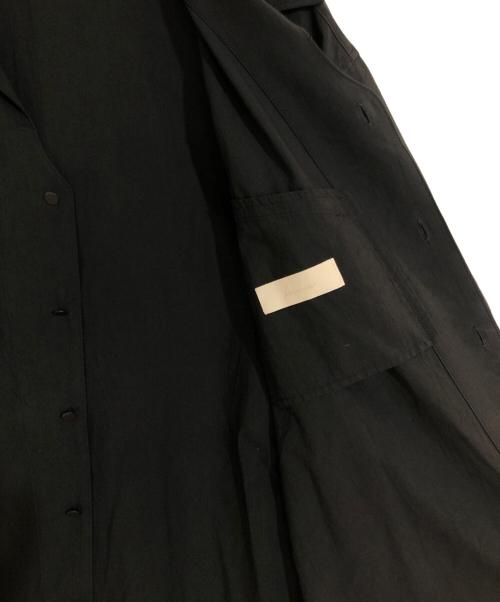 IRENISA（イレニサ）IRENISA (イレニサ) SLASH POCKET SHORT-SLEEVED SHIRT ネイビー サイズ:３の古着・服飾アイテム